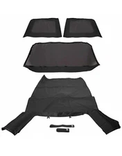 For 2007-2018 JEEP WRANGLER JK SOFT TOP Black 4 DOOR w/Tinted Windows