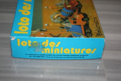 Rare Jeu Vintage Loto Des Miniatures Volumétrix - MAJORETTE France