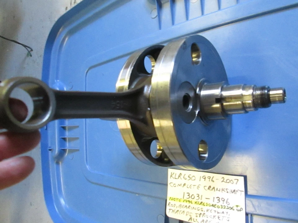 Conjunto cigüeñal Kawasaki 1996-2007 KLR650, 13031-1396 Foto 3 de 4