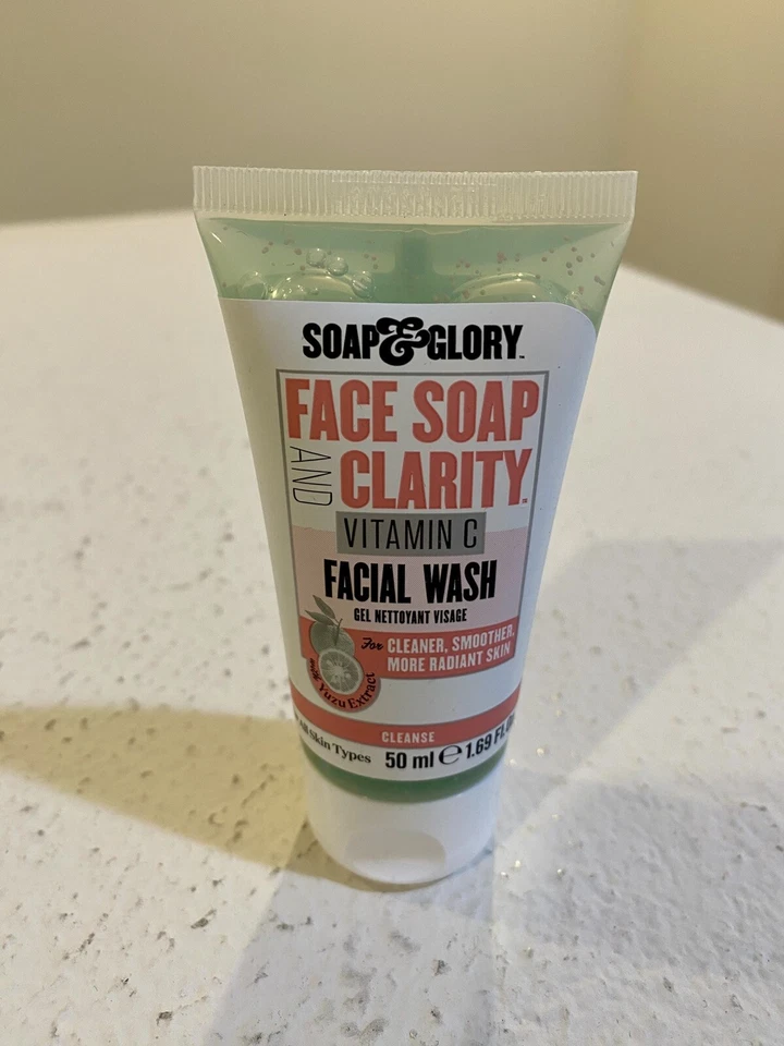 Lote de 6 Jabón y Gloria JABÓN FACIAL CLARIDAD Vitamina C Jabón Facial 1.69 fl oz cada uno Foto 2 de 3