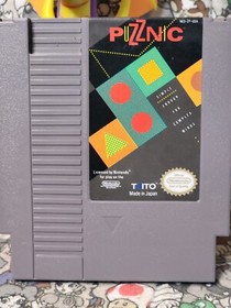 Puzznic NES Taito (Nintendo Entertainment System, 1990) with Funco Sleeve