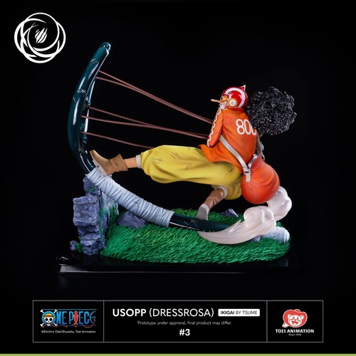 Tsume Art one piece Usopp Dressrosa Ikigai ⅙ Sixième Échelle Statue Figure Neuf - Photo 6 sur 14