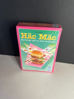 Häc Mäc Das fetzige Spiel um dicke Hamburger FX Schmid 1990 Kartenspiel NEU 