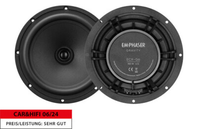 Emphaser ECX-G6 Gravity 16.5 cm (6.5'') 2-Way Coaxial Speaker Set - 1 Pair