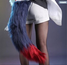 Arknights AMIYA TEXAS Plush Tail Cosplay Prop Snow Leopard Tails Fancy Costume
