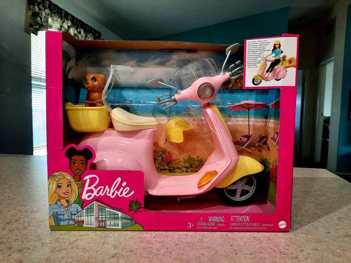 Barbie Moped with Puppy Mattel NEW