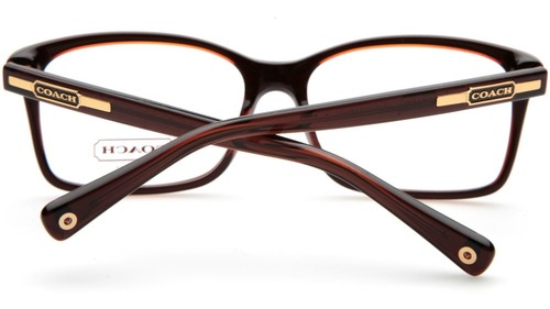 NEW COACH HC6043 Addison 5121 Brown Ocelot EYEGLASSES 54-15-135mm B38mm - Picture 3 of 11