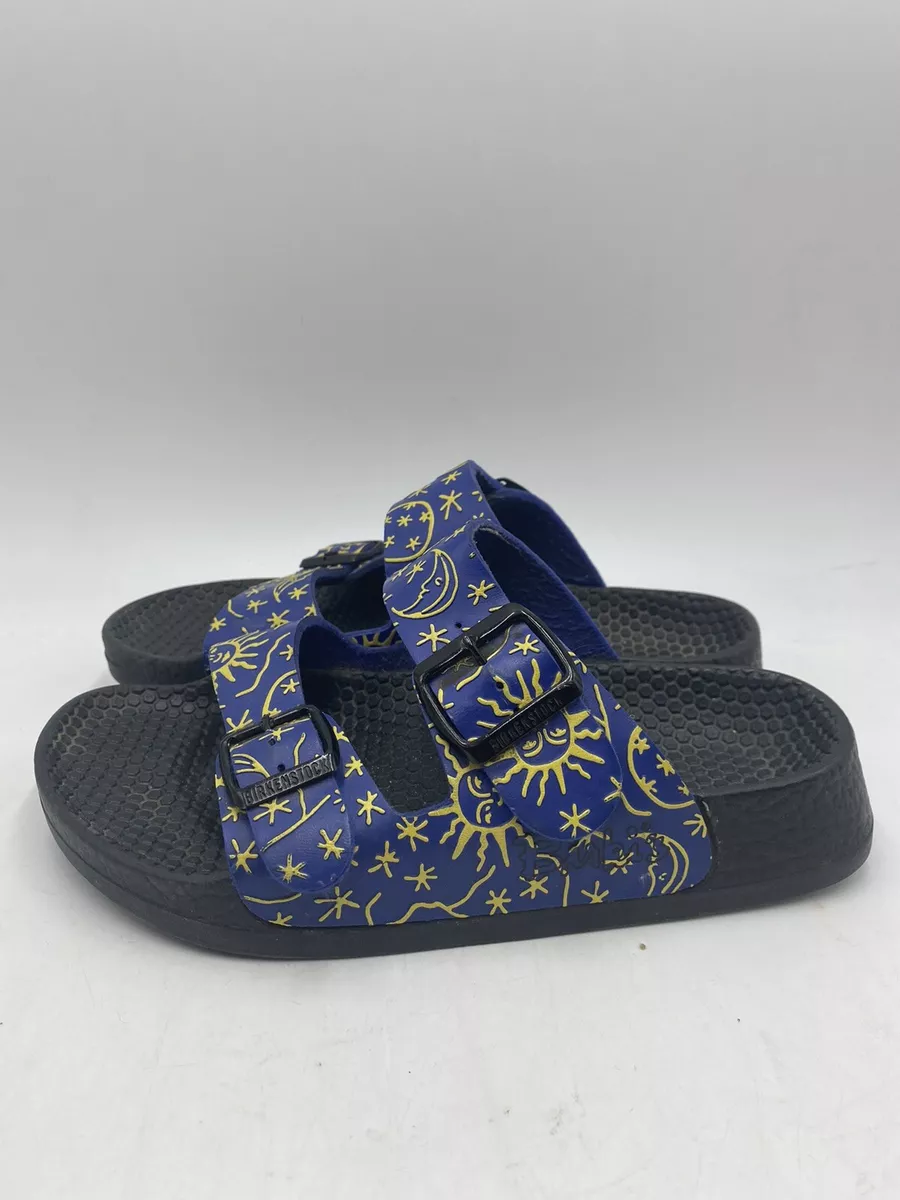 fokus lustre laver mad Birkenstock Arizona Women's Blue Sun &amp; Stars Two Strap Sandals Size 36  | eBay