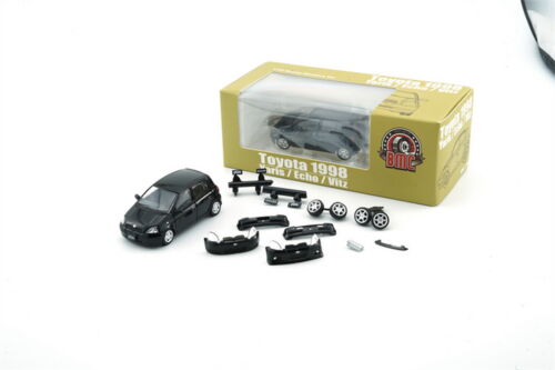 BMC 1/64 Scale Toyota Yaris 5 doors 1998 Black Diecast Car Model Toy - Picture 1 of 5