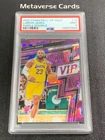 2025 Panini NSCC VIP Gold Pack Lebron James Purple Sparkle Prizm /50 PSA 9
