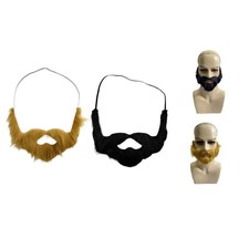 Fake Short Beard Professional Whisker Costume Realistic for Performance Carnival