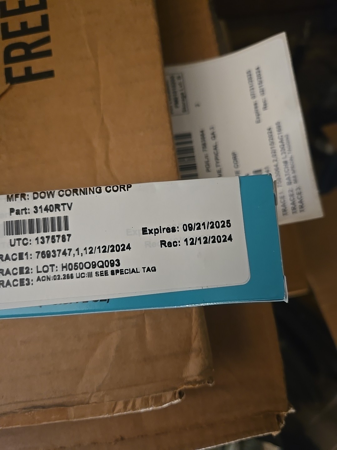 Dow 3140 RTV Coating Adhesive Sealant - 90 ml  