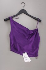 ⭐ Zara Top per le signore taglia 32, XS nuovo con etichetta viola di viscosa ⭐