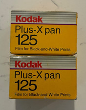 KODAK Plus - Pan Film 125 2 Boxes of film 24 Exposures Each Sealed Expired