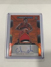 2024-25 Panini Obsidian - Rookie Jersey Ink Ulrich Chomche, 58/99