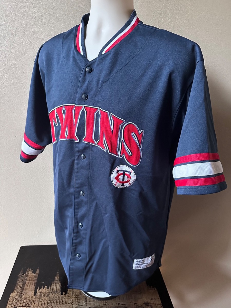 True Fan Minnesota Twins Johan Santana #57 Men's Button Up Jersey True Fan Minnesota Twins Johan Santana #57 Men's Button Up Jersey
