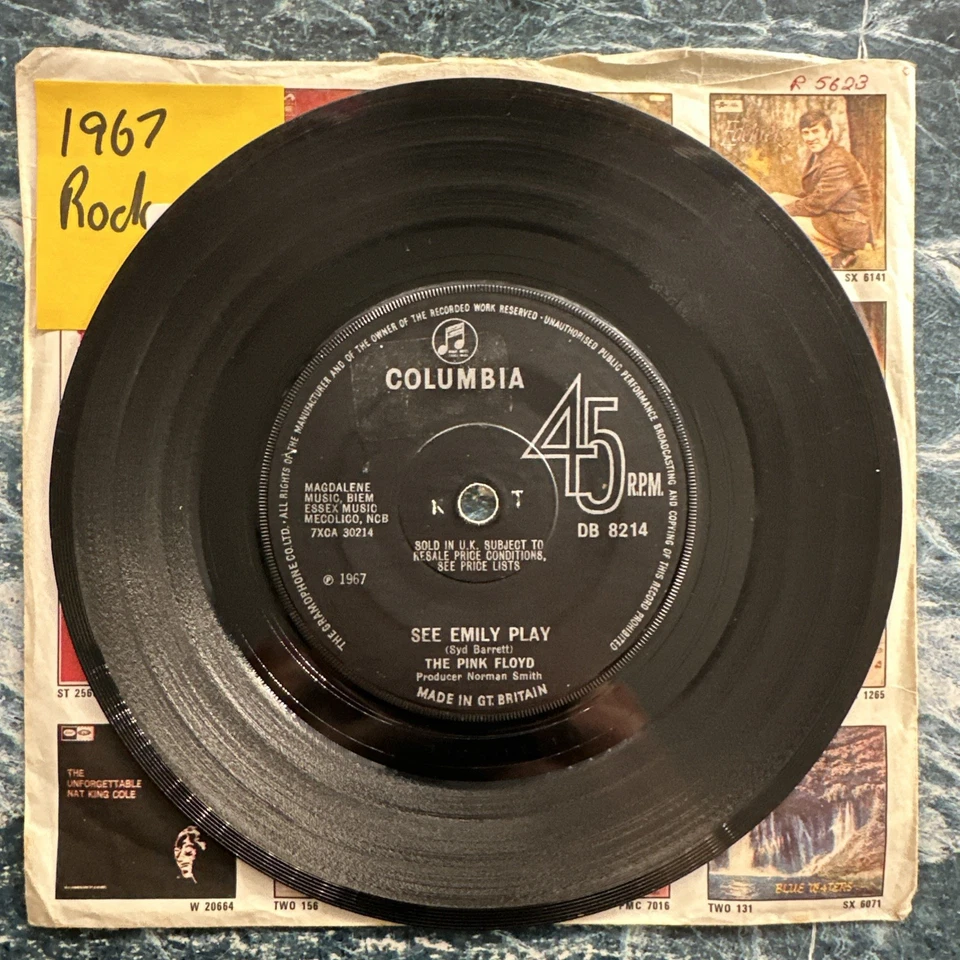 The Pink Floyd - See Emily Play 7” Vinyl Record Single VG - Image 3 of 4