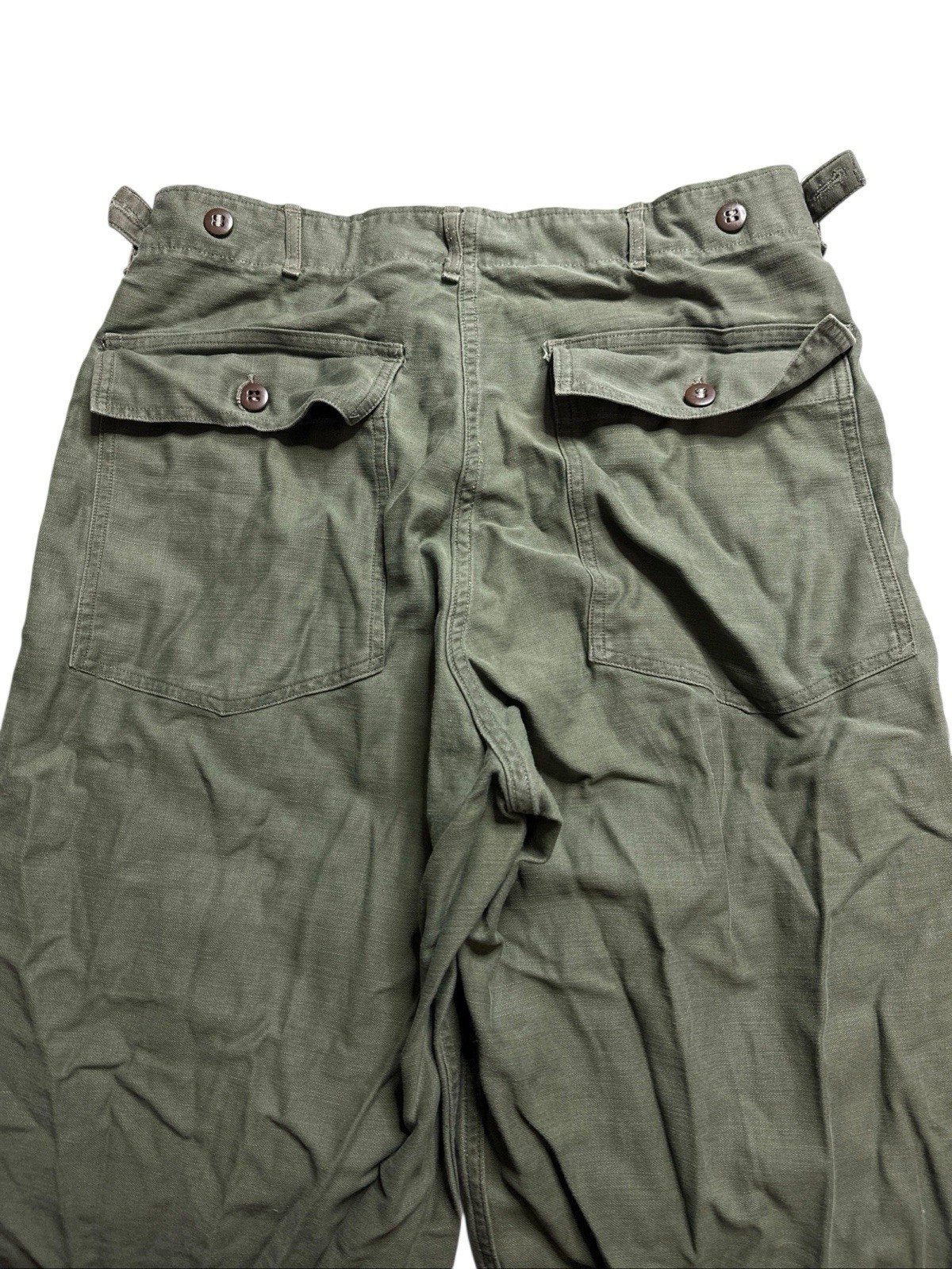 50s OG-107 Sateen Trouser Mens 1st Pattern Korean War Og 107 32X31