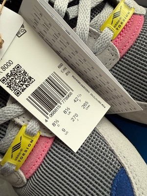 New Adidas ZX 8000 Lucid Pink Trainers Unisex Size 9 US 8.5 UK 42