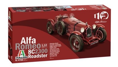 Italeri 4708 1:12 Alfa Romeo 8C 2300 Roadster