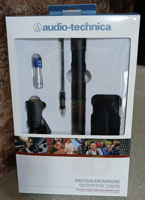 NEW - Audio-Technica ATR6550 Shotgun Microphone Long/Short Range w/ Mounts