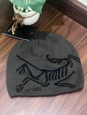 Arc'teryx Bird Head Toque Beanie Dark Grey Orca Merino Wool Winter Hat - NWT