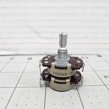 Potenciómetro BX2 doble concéntrico audio 1 pieza Japón ALPS 50C-50K ohmios NOS