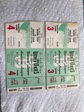 1959 WORLD SERIES TICKET STUBS Game 3 and 4