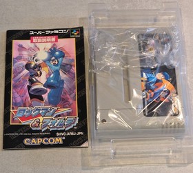 MEGA MAN MEGAMAN ROCKMAN & FORTE SUPER NINTENDO NES SNES JAP N FAMICOM