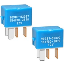 90987-02027 Relay Set of 2 , 4 Pins AC Relay for Automotive Electrical...