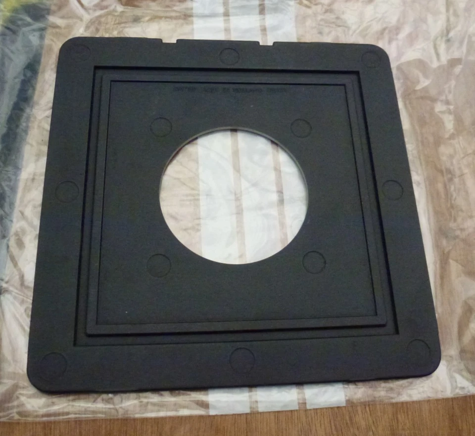 genuine metal Cambo SC Monorail lens board for copal 3 65.2mm hole 5x4 10x8 - Image 2 of 2