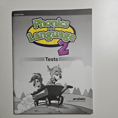 Abeka Phonics and Language 2 Tests  New
