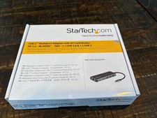 StarTech USB-C Multiport Adapter DKT30CSDHPD3   HDMI, SD, Ethernet, 2  USB-A, US
