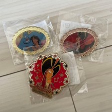 Juego de insignias Aladdin Pin 2025 - Jazmín, Genio, Aladdin, en concierto