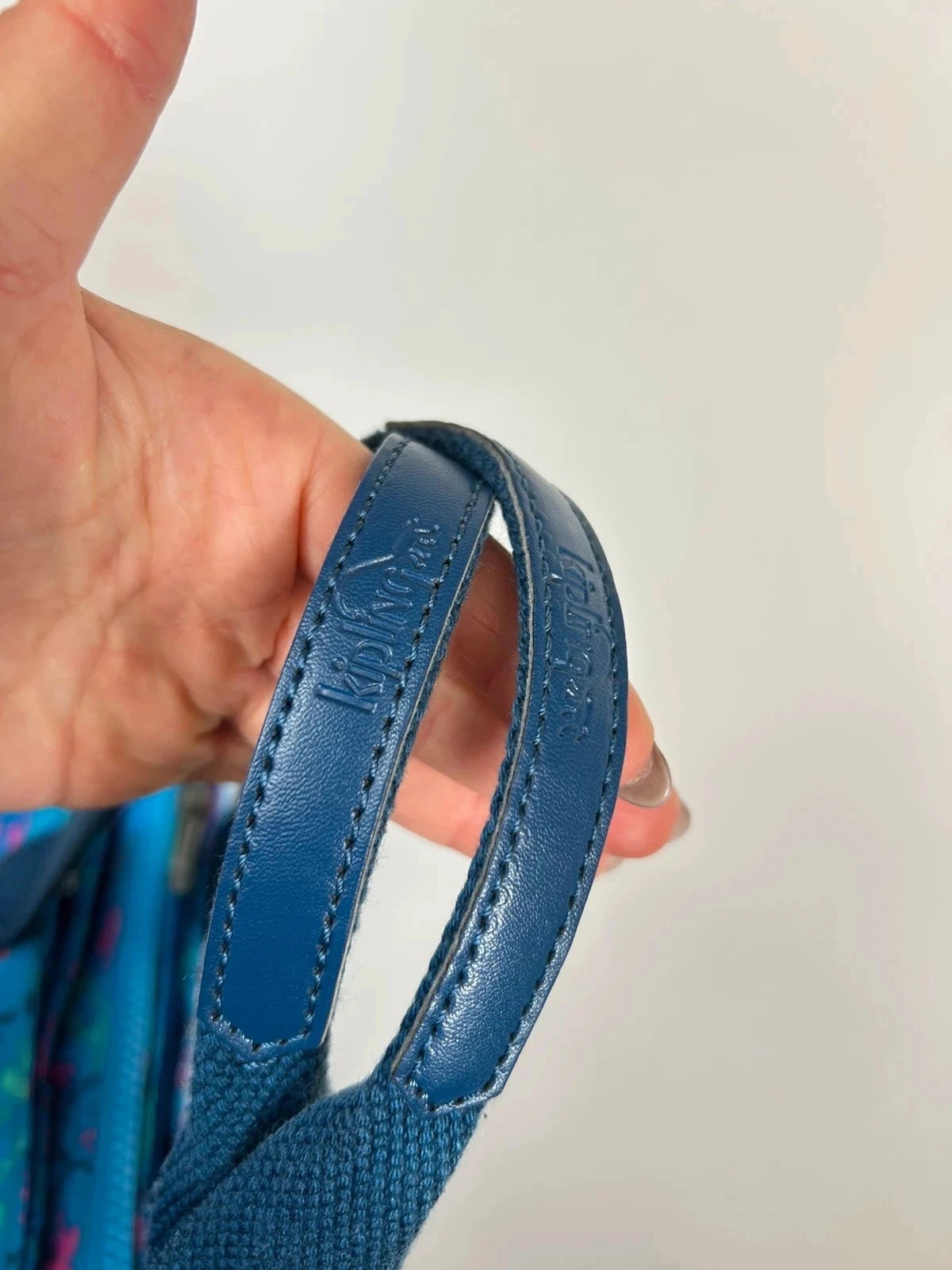 Kipling Blue Hand/Shoulder Multi Compartment bag … - image 6