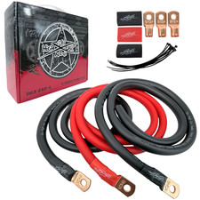 10 Gauge Red Big 3 Upgrade Kit Cca Sky High Car Audio Alternator Ground Wire