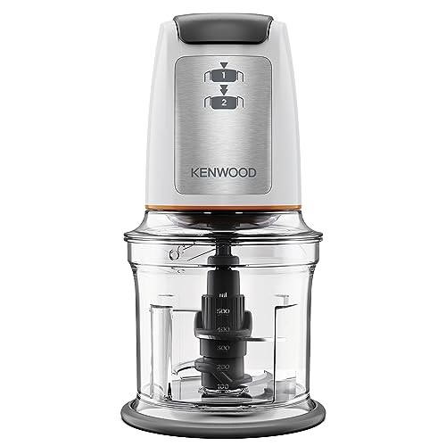 Hachoir compact Kenwood 0.8 L blanc pour petits espaces et dejeuner