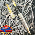💥Bid Montblanc Meisterstück LeGrand Solitaire Silver Barley Fountain Pen Rare/ — photo 2
