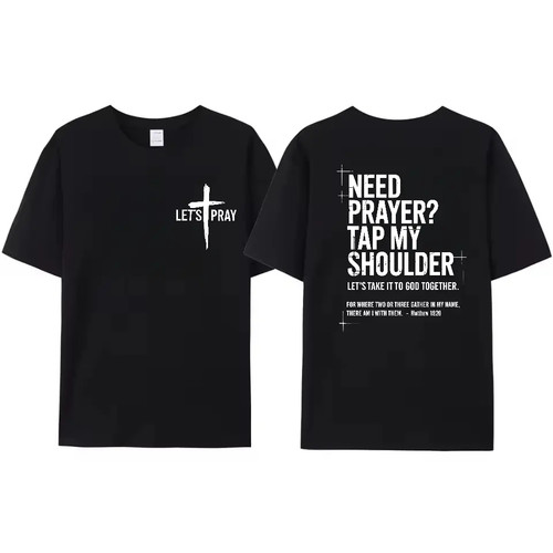 Need Prayer - Tap My Shoulder Let’s Pray Christian Faith