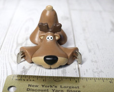 1984 Hallmark Cute Christmas Reindeer Fell on Iceskates