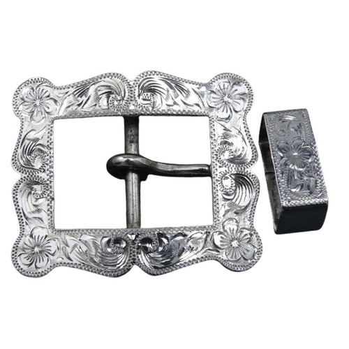 McCabe Sterling Silver Belt Buckle Sunset Trails
