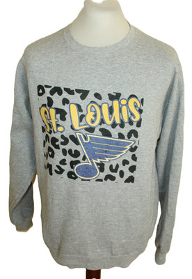 Hanes Herren Sweatshirt L NHL St Louis Blues Hockey