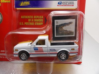 WHITE LIGHTNING 1991 GMC SYCLONE PICKUP JOHNNY LIGHTNING US POSTAL SERVICE  1:64