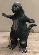 Vintage 1983 BANDAI Japan 8" Godzilla Figure Dark Green Silver Amazing