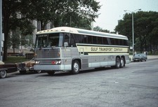 Duplicate Bus Slide Charter Gulf Transport Company #1743 MCI 07/14/1977