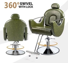 Hydraulic Recline Barber Chair Salon Chair for Salon Spa Beauty Tattoo Equipment