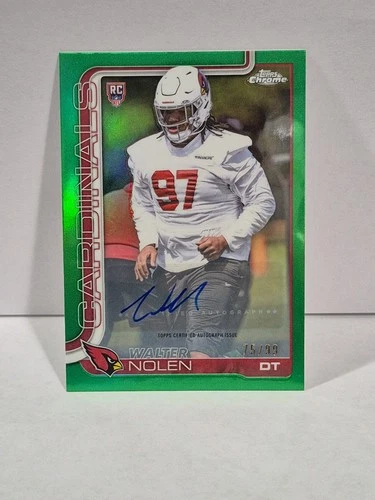2025 Topps Chrome Walter Nolen Green Refractor (RAW)