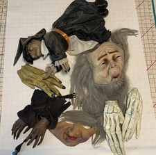 Creepy Halloween Props Witch Hands Mask