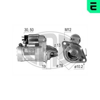 Era Anlasser Starter 220047A FüR Opel 12V Astra Gtc A04 Caravan P10 L70 Meriva 7