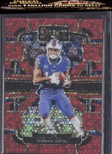 2023 Panini Select #11 Gabriel Davis Disco Red Prizms